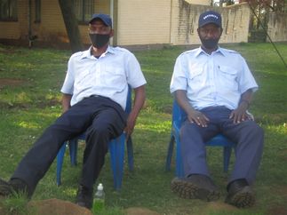 Left to Right M.A. Myeza, T.M. Mbatha